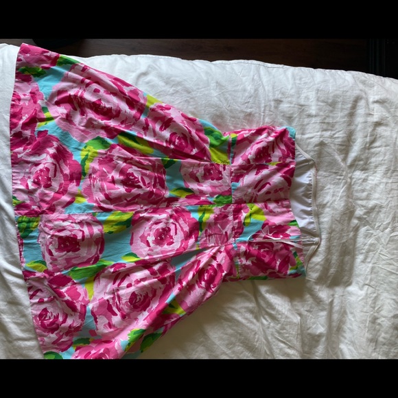 Rare Lilly Pulitzer Pink First Impression size 8 Dress - Picture 2 of 5